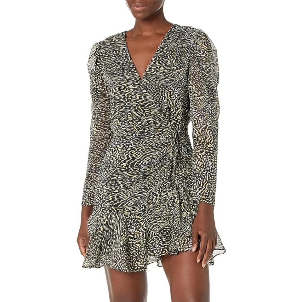 Steve Madden NYLA DRESS BLACK MULTI Size 6